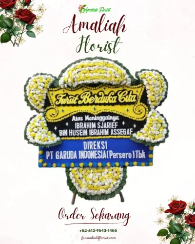 Papan Bunga Duka di Sayang