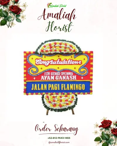 Bunga Papan Congratulation di Sayang